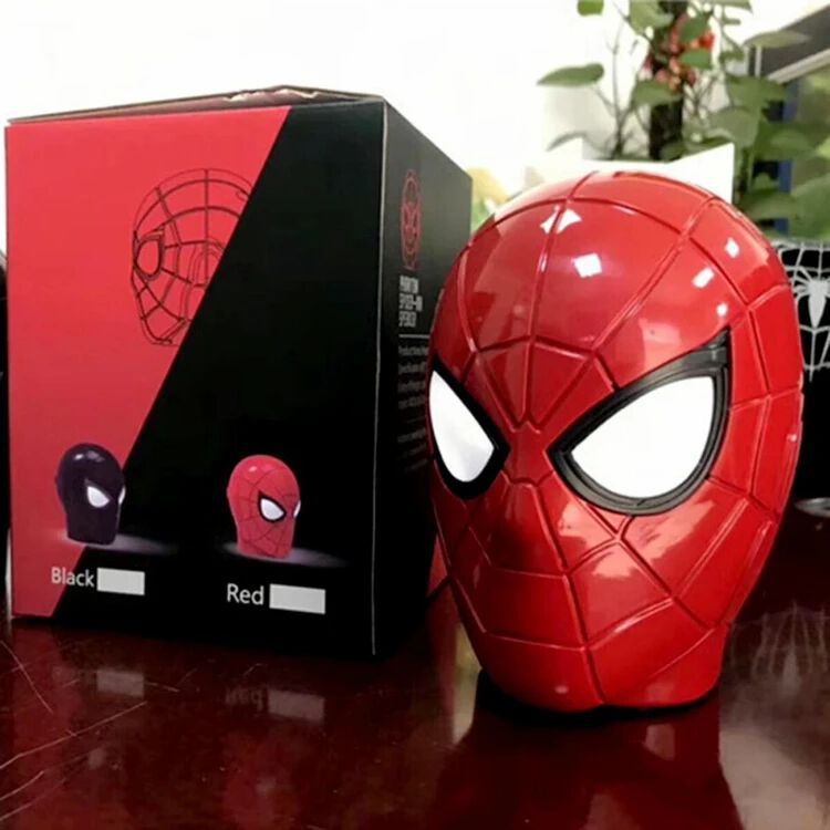 Spider-Man Head Bluetooth Speaker with LED Eyes
