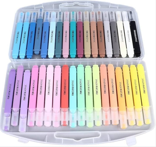Giorgione Acrylic Marker Pens – 48 Colors Waterproof Art Set