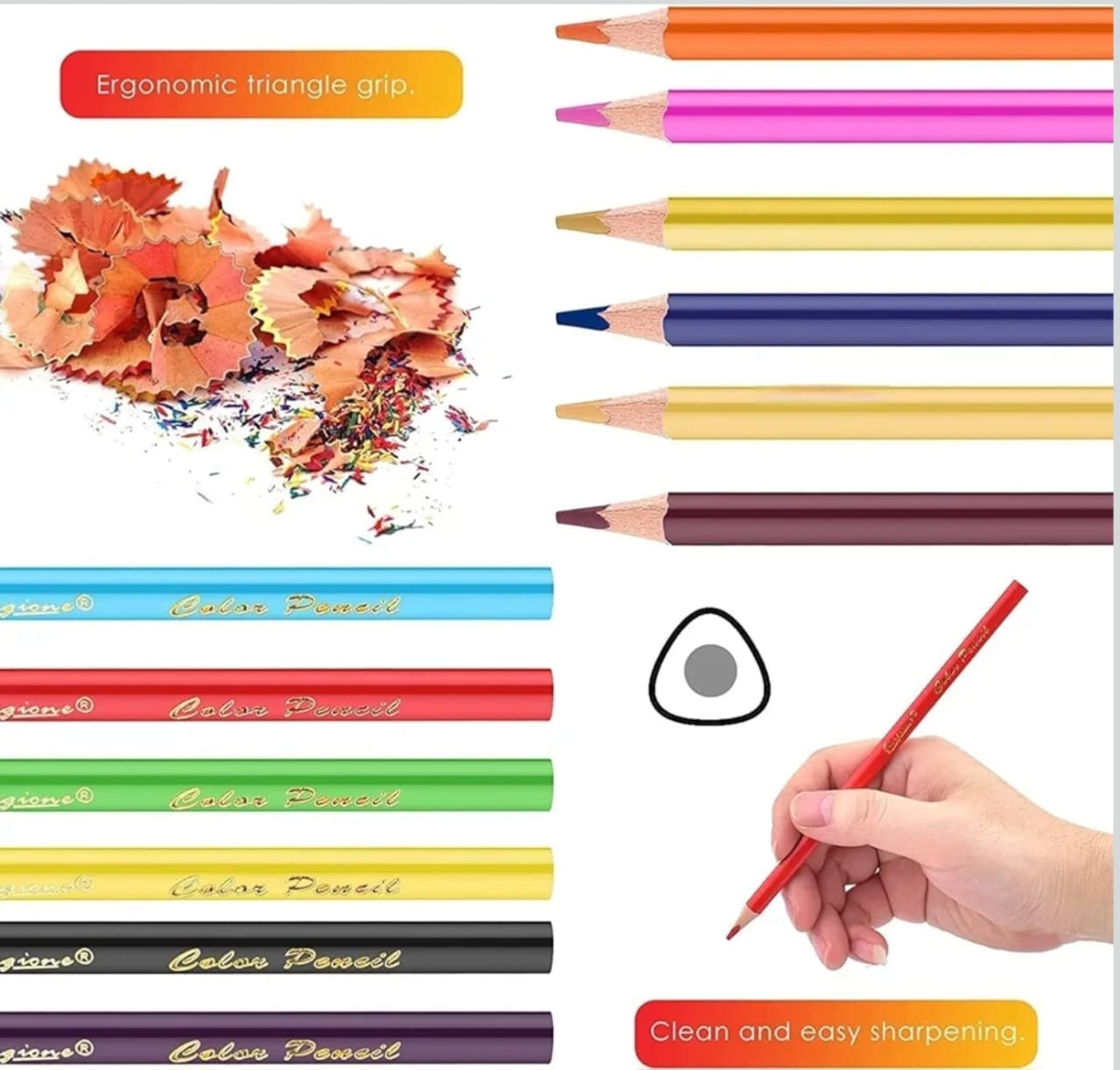 Giorgione Classic Colour Pencils – 48 Colors Metal Tin Box