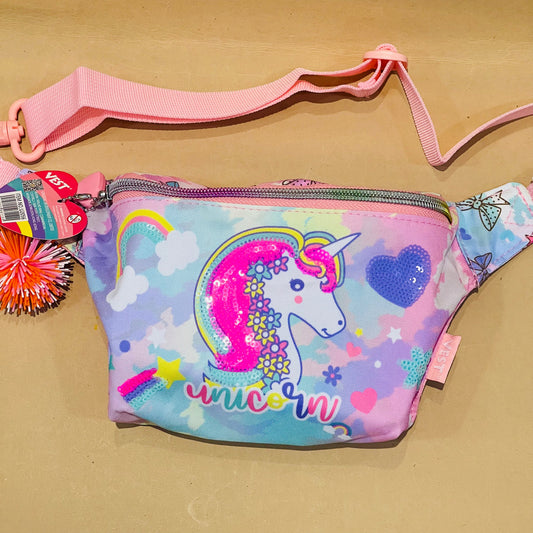 Vest Kids Cartoon Waist/Crossbody Bag.