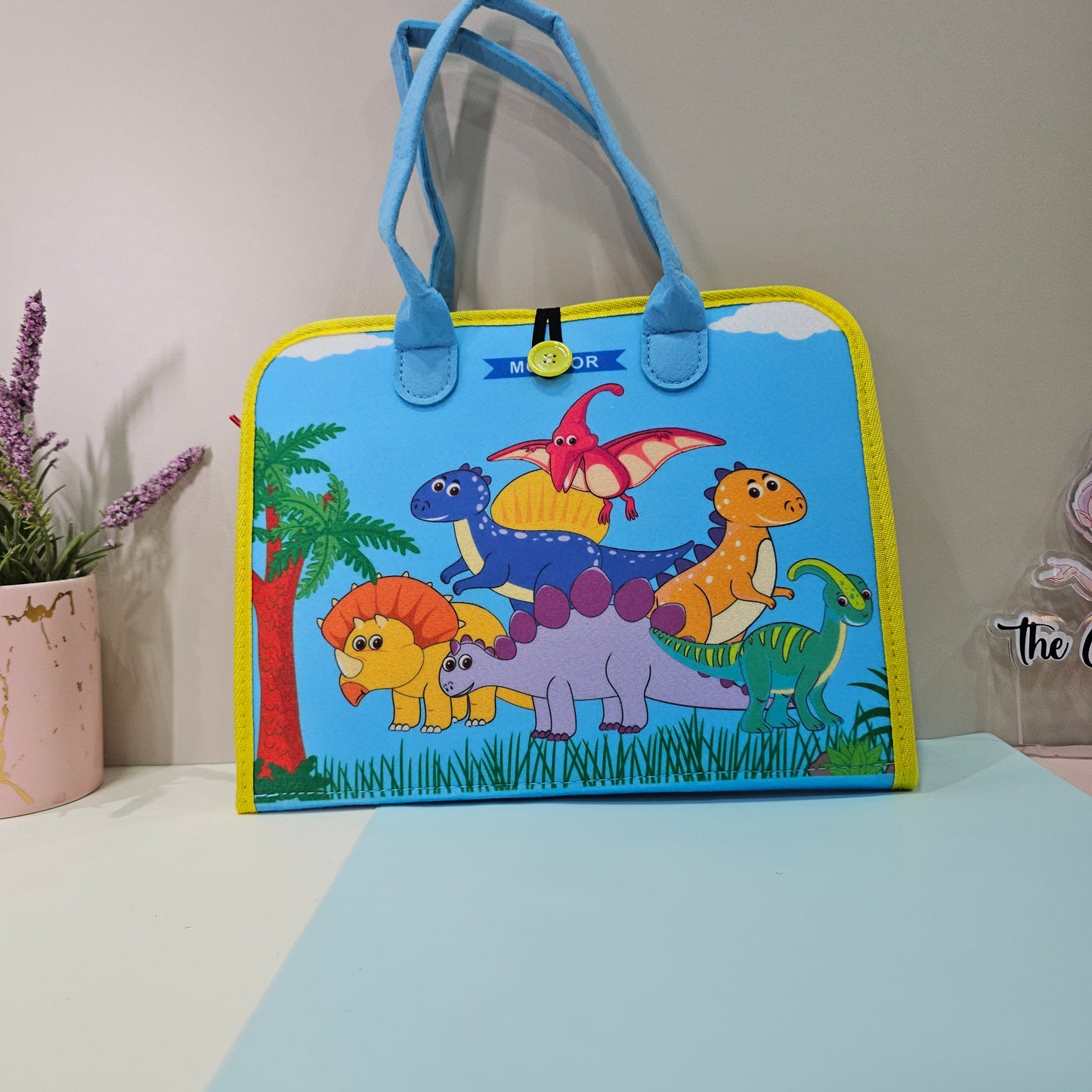 Busy Board Touch and Feel Crinkle Paper Montessori Toy Portable Pretend Play.